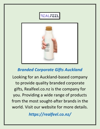 Branded Corporate Gifts Auckland | Realfeel.co.nz