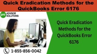 A complete procedure to resolve QuickBooks Error 6176