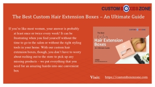 Custom Hair Extension Boxes