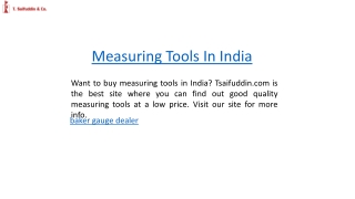 Measuring Tools In India Tsaifuddin.com