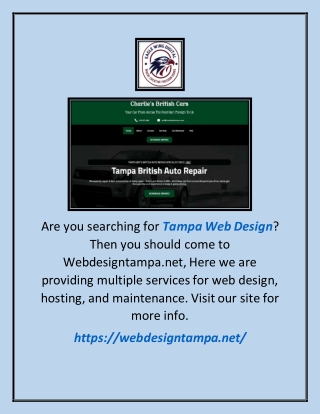 Tampa Web Design | Webdesigntampa.net