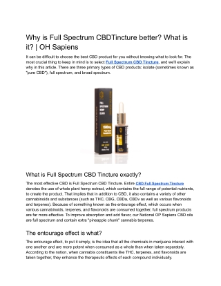 Why is Full Spectrum CBDTincture better_ What is it_ _ OH Sapiens