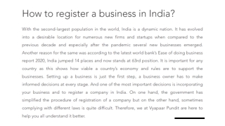 How to register a business