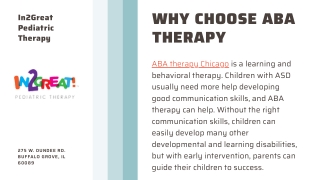 Why Choose ABA Therapist