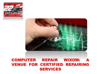 COMPUTER REPAIR WIXOM  A VENUE FOR CERTIFIED REPAIRING SERVICES