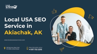 Local USA SEO Service in Akiachak, AK