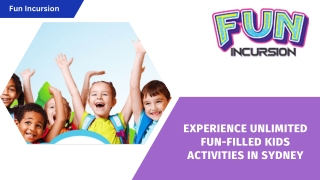 Experience Unlimited Fun-Filled Kids Activities in Sydney