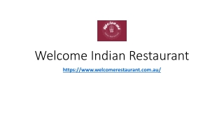 Welcome Indian Hampton Park | Welcomerestaurant.com.au