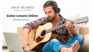 Guitar Lessons Online - joliemusique.com