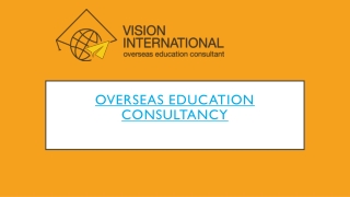Overseas Education Consultancy