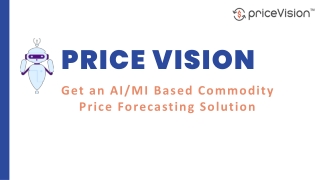 Price Vision - AI Commodity Price Forecasting