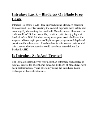 Bladeless LASIK in Mumbai - Dr. Niteen Dedhia