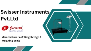 Leading Weighbridge & Weighing Scale Manufacturers in India