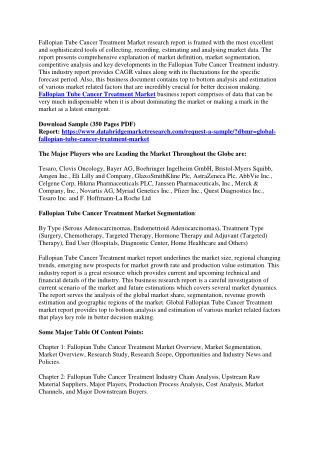 Fallopian Tube Cancer Treatment Market