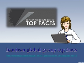 hendren global group top facts, Jobless Claims Unexpectedly