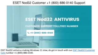 1(800) 886 0140 ESET Nod32 Customer Care