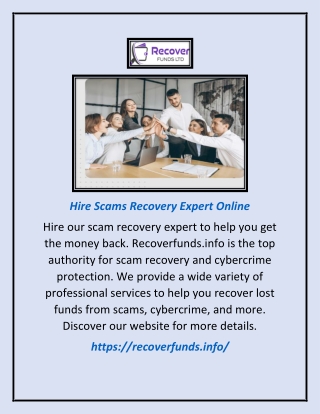 Hire Scams Recovery Expert Online | Recoverfunds.info