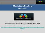 Airport Information Systems Market