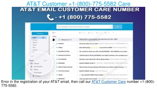 AT&T Technical  1(800) 775 5582 Support