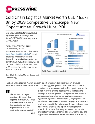EINPresswire-600562194-cold-chain-logistics-market-worth-usd-463-73-bn-by-2029-competitive-landscape-new-opportunities-g