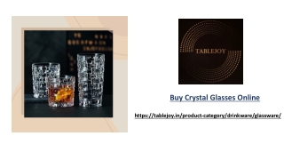Buy Crystal Glasses Online