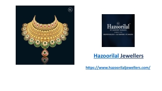 Hazoorilal