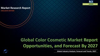 Color Cosmetic Market is Expected to Reach ~US$ 120.0 billion by 2027