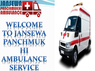 Jansewa Panchmukhi Ambulance in Varanasi and Kolkata with Best Medical Amenities