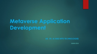 Metaverse Application Development