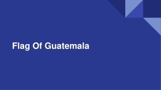 Flag Of Guatemala