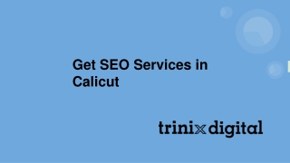 Get SEO Services in Calicut