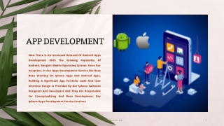 APP DEVLOPMENT