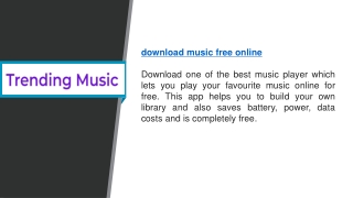 Download Music Free Online   Trending.fm