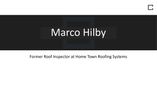 Marco Hilby - A Visionary and Determined Leader