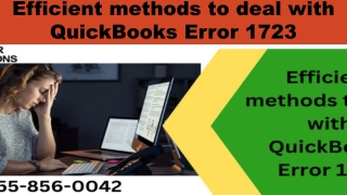 Best methods to deal with QuickBooks Error 1723