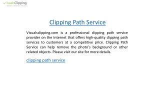 Clipping Path Service  Visualsclipping.com