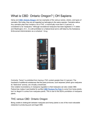 What is CBD  Ontario Oregon_ _ OH Sapiens