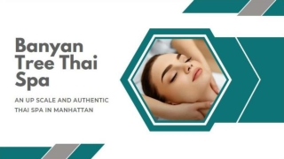 Best Couples Massage In Manhattan | Banyan Tree Thai Spa