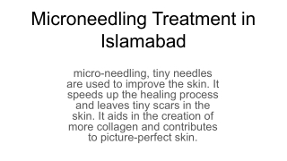 Microneedling Treatment in Islamabad (1)