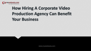 Corporate Video Production