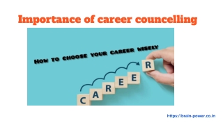 Importance of career councelling