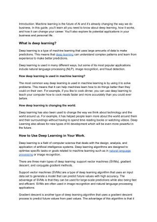 Deep Learning_ How It Making Machine Learning More Powerful