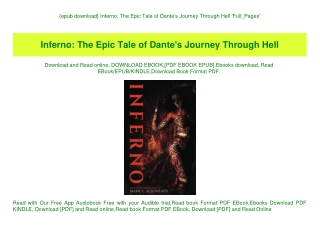 {epub download} Inferno The Epic Tale of Dante's Journey Through Hell 'Full_Pages'