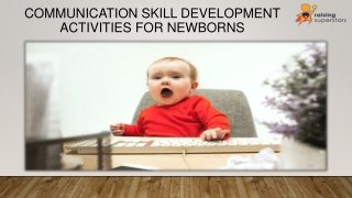 Communication Skill Development Activities for Newborns