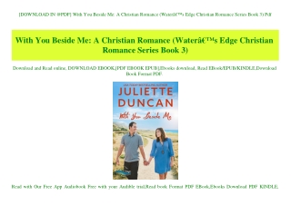 [DOWNLOAD IN @PDF] With You Beside Me A Christian Romance (WaterÃ¢Â€Â™s Edge Christian Romance Series Book 3) Pdf