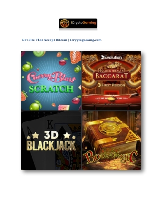 Crypto Gaming Website in the Usa | Icryptogaming.com