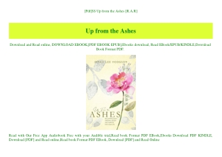 [Pdf]$$ Up from the Ashes [R.A.R]