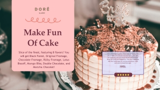 Best Cake Shop Jakarta Indonesia - Dore By Letao