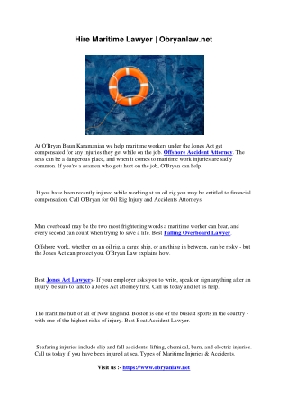 Hire Maritime Lawyer Obryanlaw.net (1)