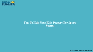 Tips To Help Your Kids Prepare For Sports Season